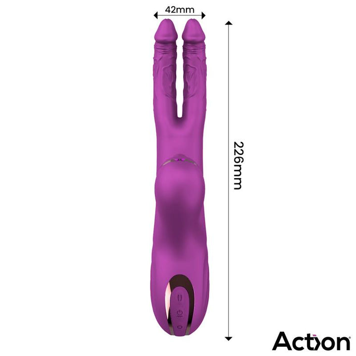 Nico Vibe with Clit Hitting Ball and Alternating Dildos