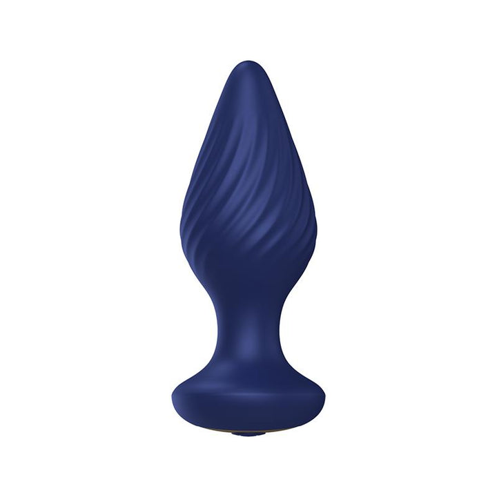 Spiral Butt Plug with Vibration and Remote