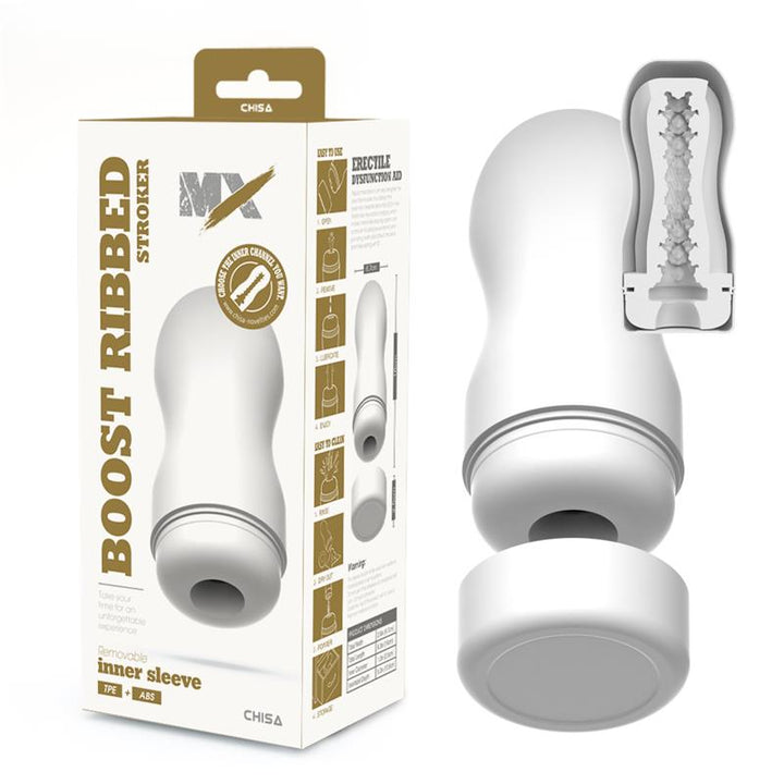 Boost Ribbed Stroker Male Masturbator