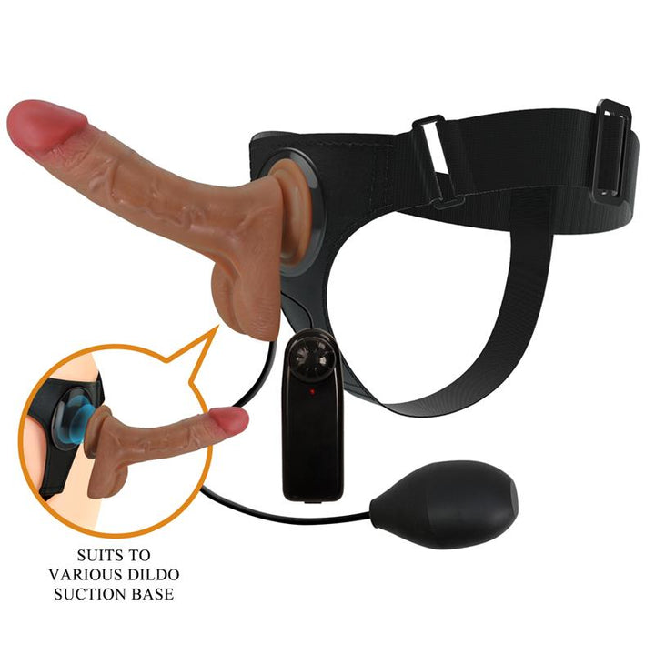 Oher Stra On with Vibration and Squirt Dildo