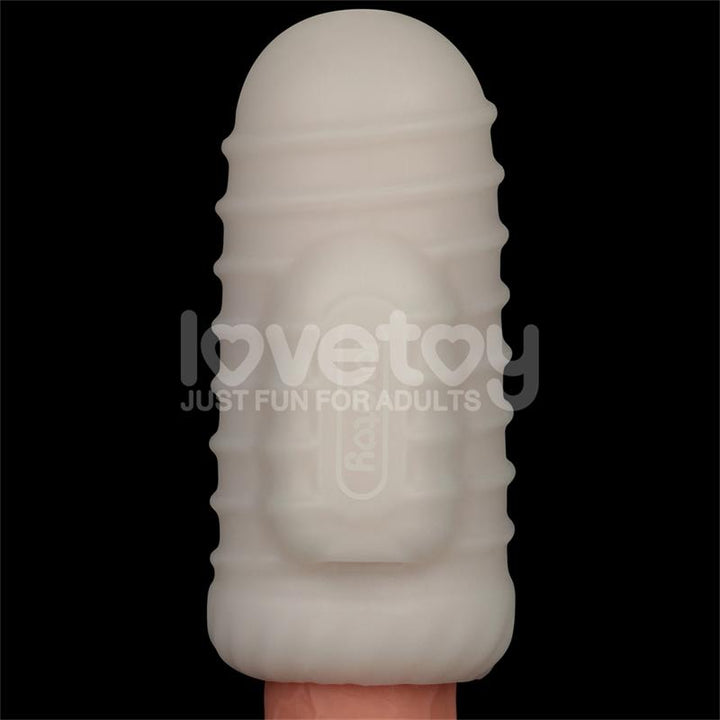 Knights Ring Vibrating Dual Purpose Sleeve Wavy