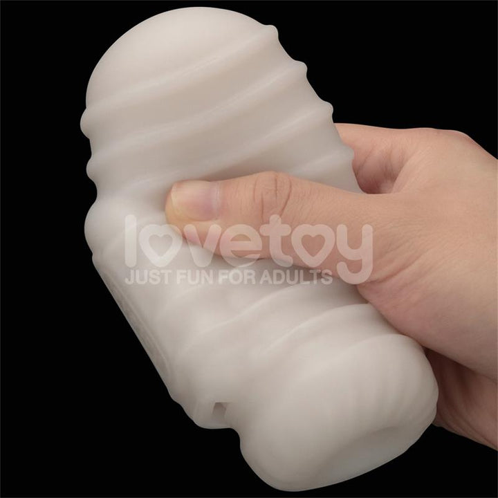 Knights Ring Vibrating Dual Purpose Sleeve Wavy
