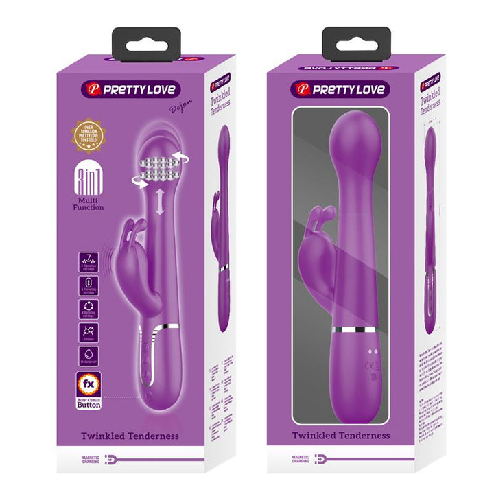 Dejon Vibrator Thrusting and Rotation Twinkled