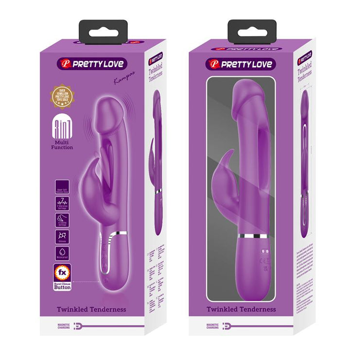 Kampas Vibrator With Licking Lilac