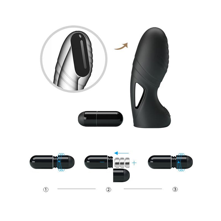 Alan Silicone Fingering Vibrator