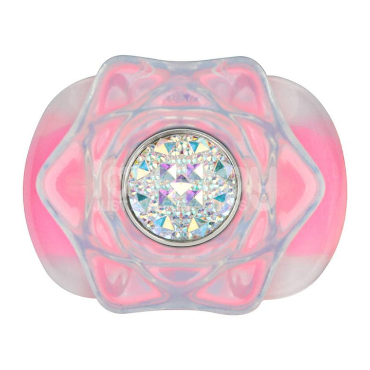 Gemoria Silicone Butt Plug dual crescent shaped tip Glow Dark