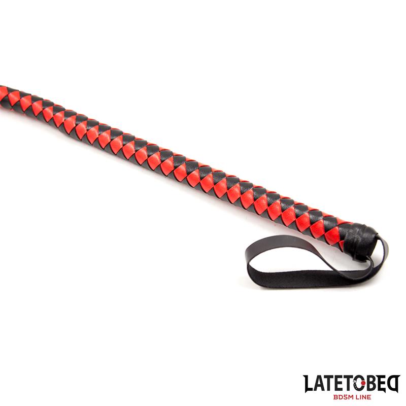 Long Whip Blacl and Red 210cm