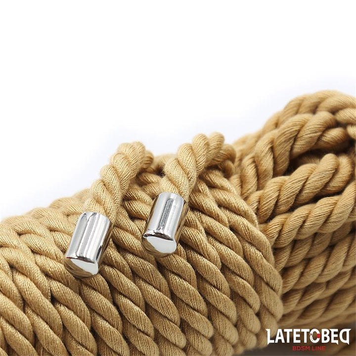 Bondage Rope with Metal Details 10m