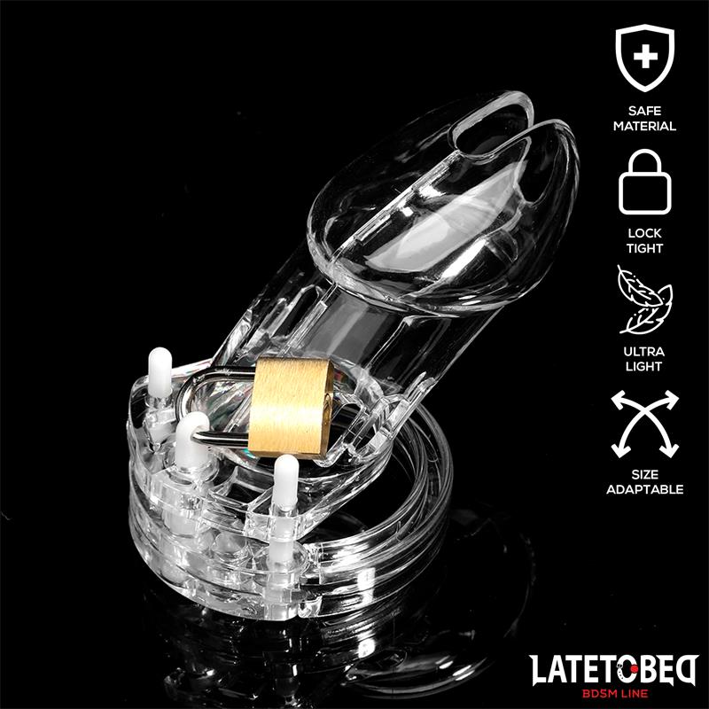 Chastity Penis Cage Long Clear