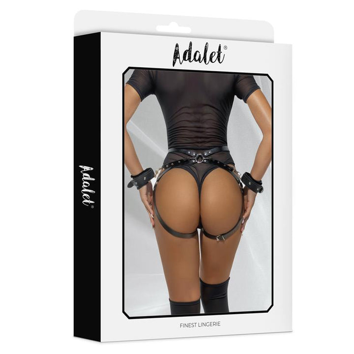 Jimena Vegan Leather Harness Type Garter One size