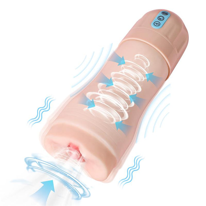 Masturbator with Vibration and Sucking Efect Suctroker V10 X