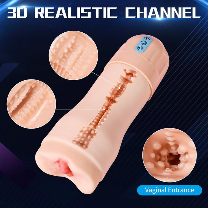 Masturbator with Vibration and Sucking Efect Suctroker V10 X