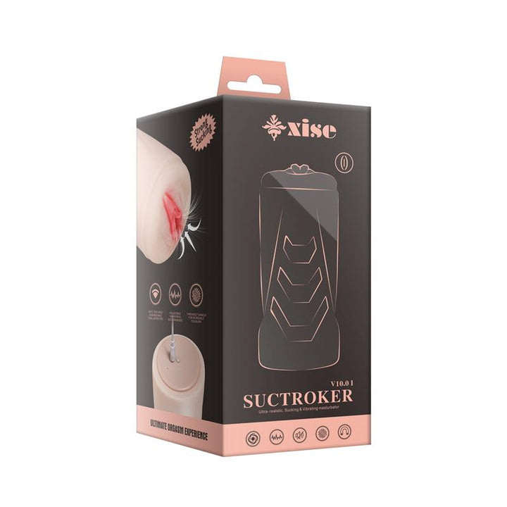 Masturbator with Sucking Efect and Vibration Suctroker V100 I
