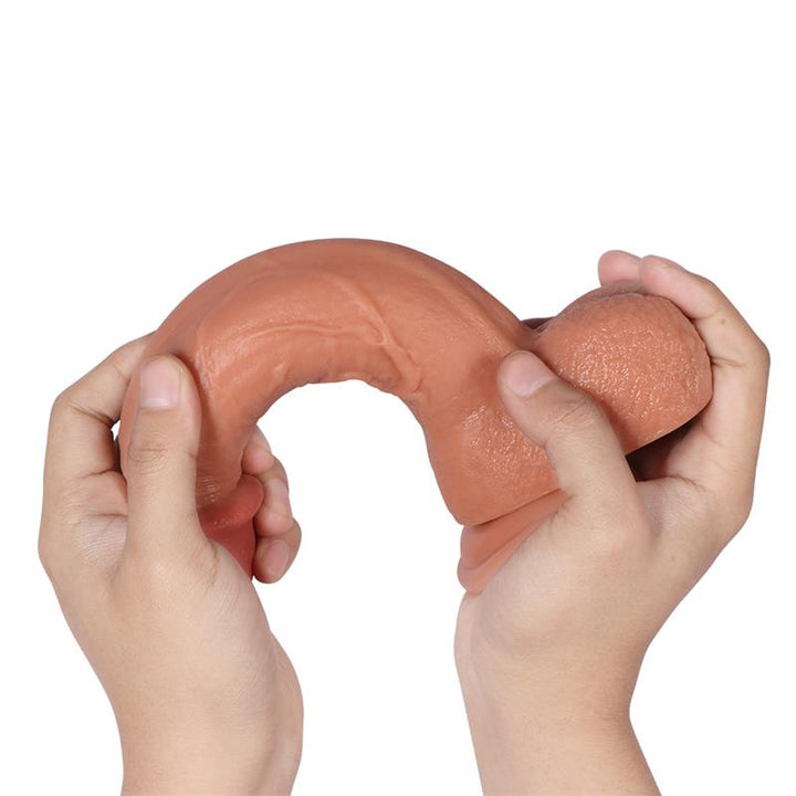 Bill Dildo Dual Layer Silicone 866