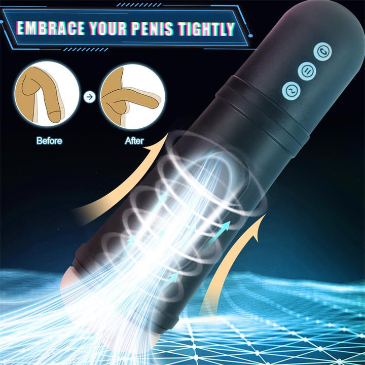 Locker Masturbator with Vibrating and Sucking Efect