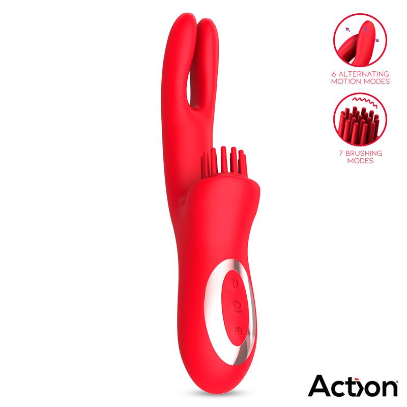 Bilma Vibe with Brushing Clit Stimulator and Alternating Function