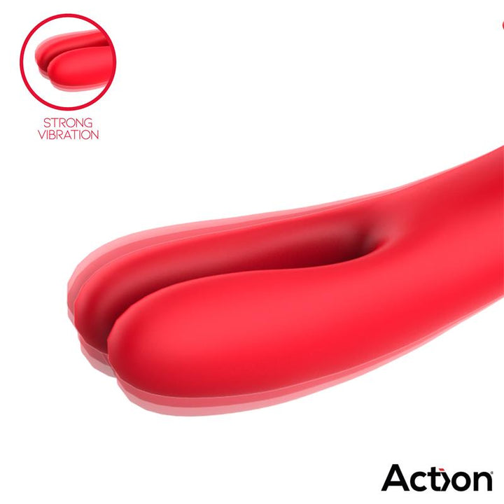 Bilma Vibe with Brushing Clit Stimulator and Alternating Function