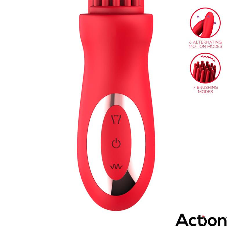 Bilma Vibe with Brushing Clit Stimulator and Alternating Function