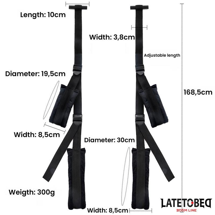 Door Jam Sling Black