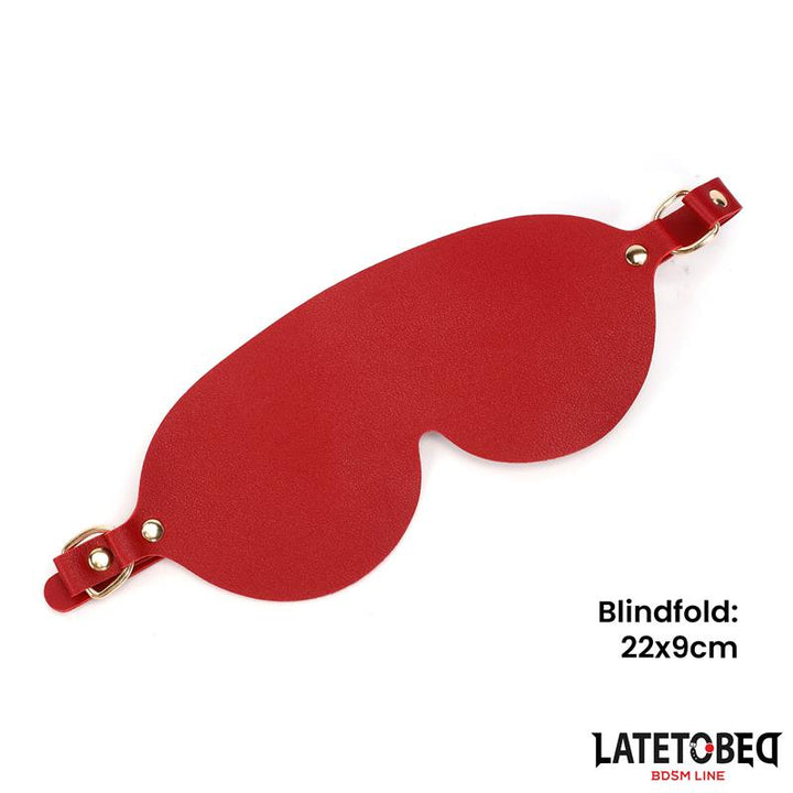 7 pcs Bondage Set with Carry bag Red