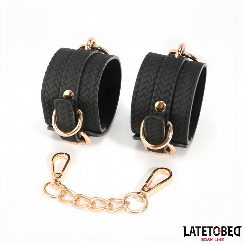 Weaving patterns wrist cuff Golden Chain