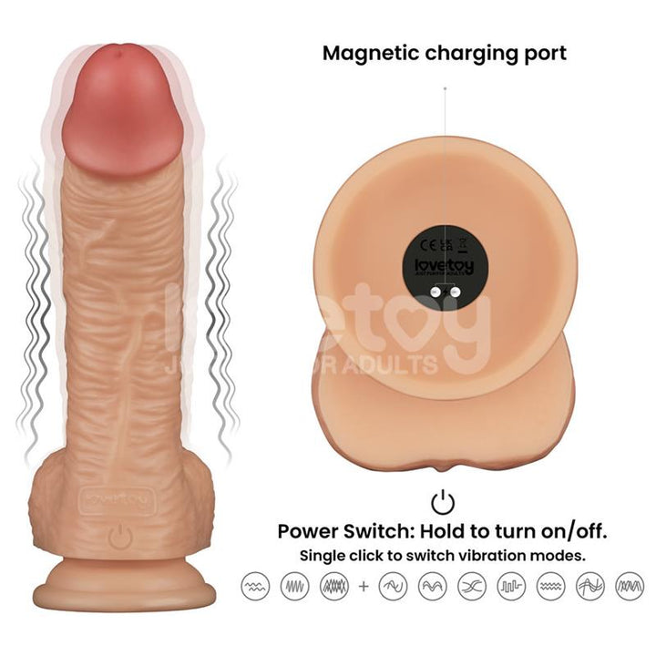 Strap On with Vibrating Dildo 85