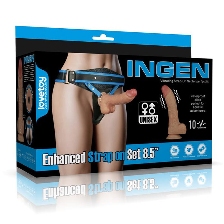Strap On with Vibrating Dildo 85