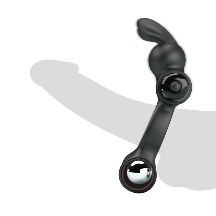Yusuf Vibrating Penis Ring with Steel Beads 2x33gr