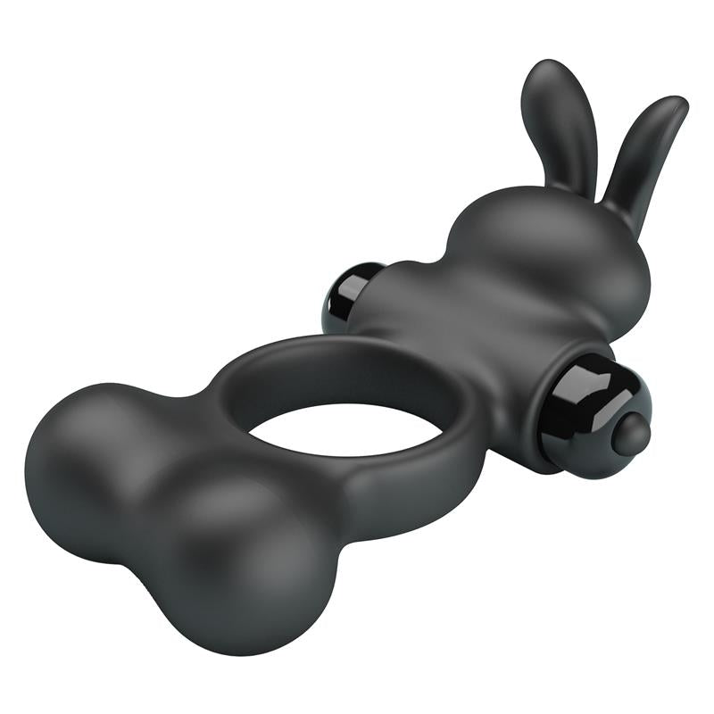 Yusuf Vibrating Penis Ring with Steel Beads 2x33gr