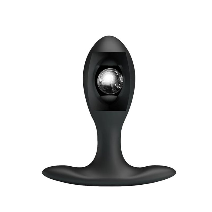 Inflatable Anal Plug with Internal Ball Weight