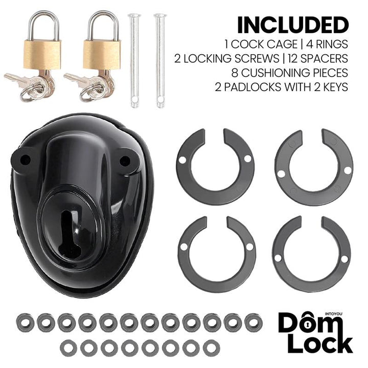 Inmate Chastity Cage with Spacers