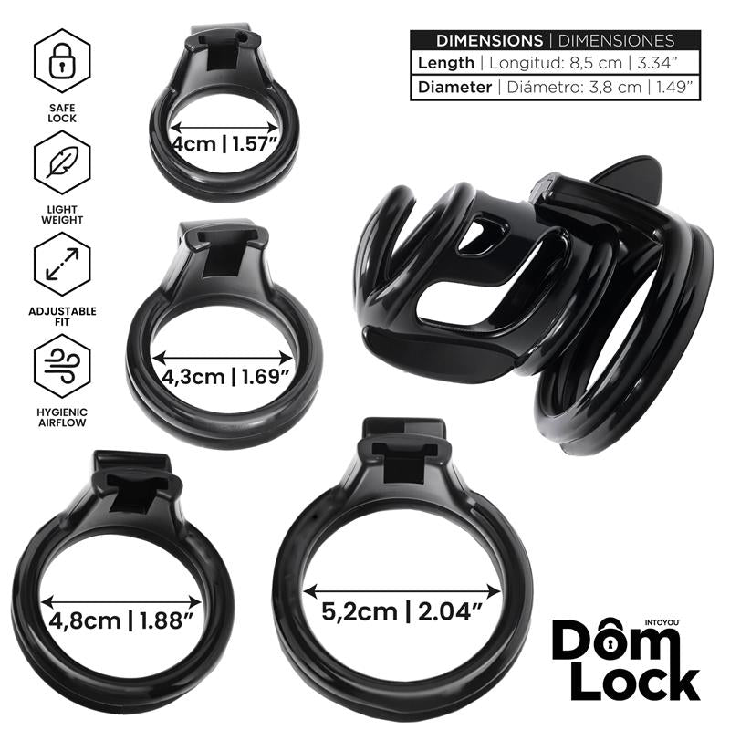 Bars Chastity Cage with Internal Lock