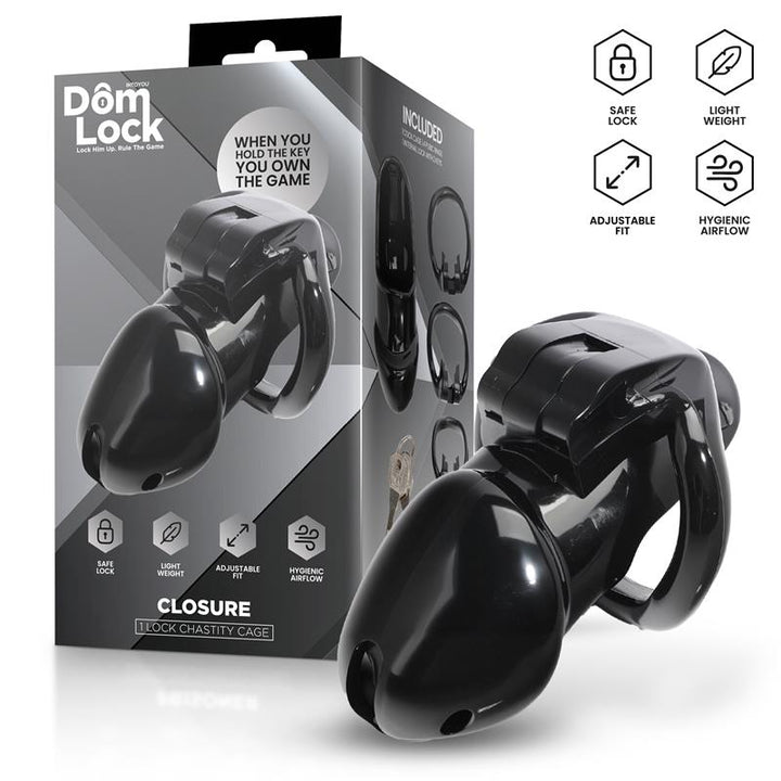 Closure Chastity Cage with Internal Lock
