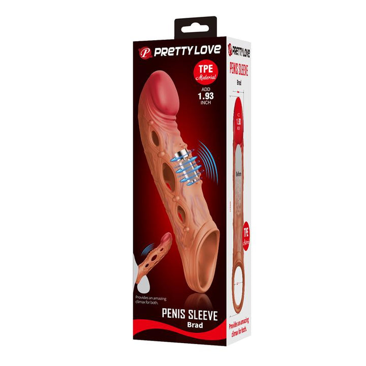 Brad Vibrating Penis Sleeve