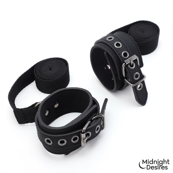 Bondage Set with Blindfold Feather Tickle and Cuffs