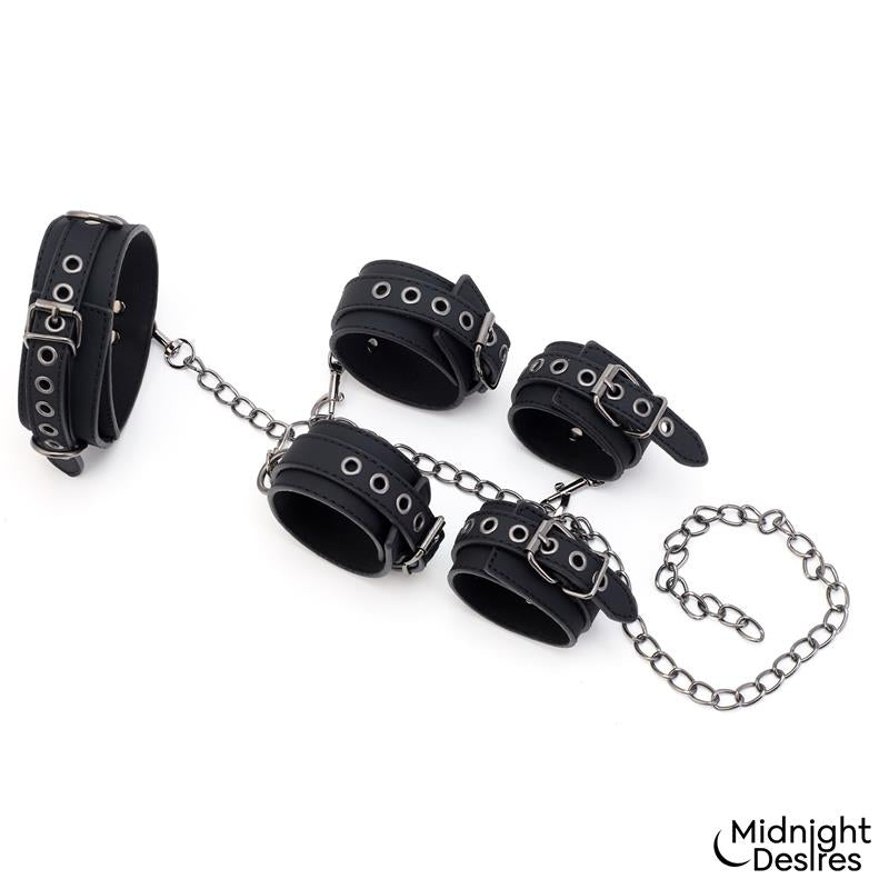 Restriction Set with Collar and Cuffs
