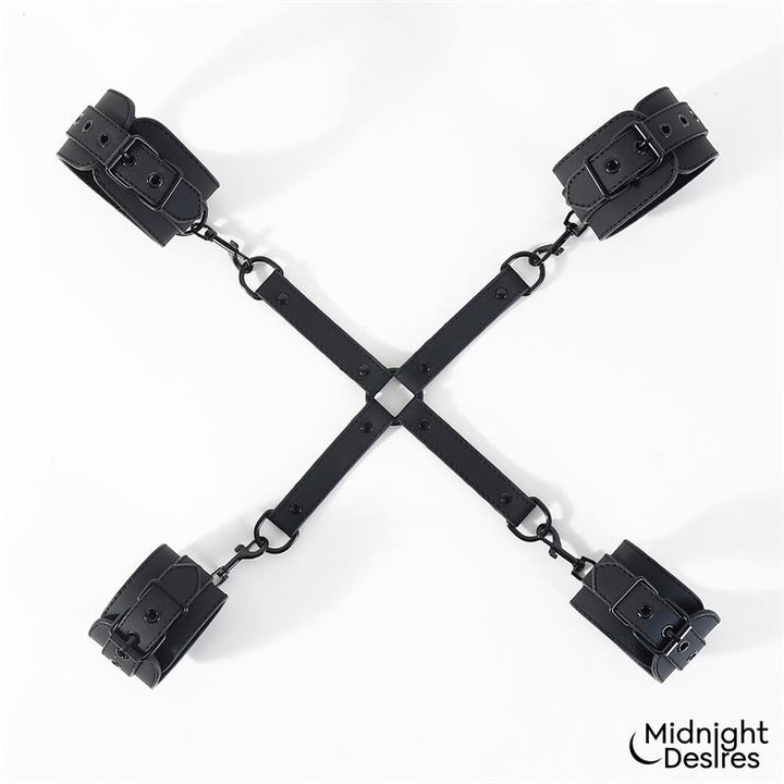 Hogtie Cross Bar Hand and Ankle Cuffs