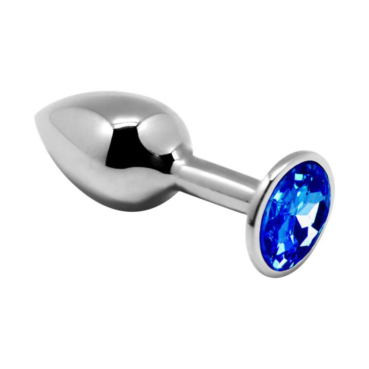 3 Metal Butt Plug Set with Jewel
