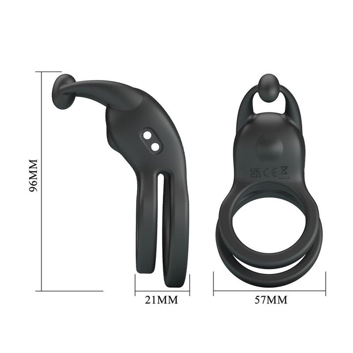 Goodwin Vibrating Double Cock Ring