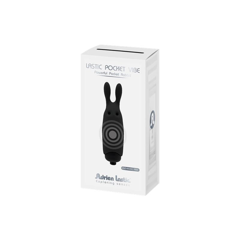 Vibrating Bullet Lastic Pocket Black