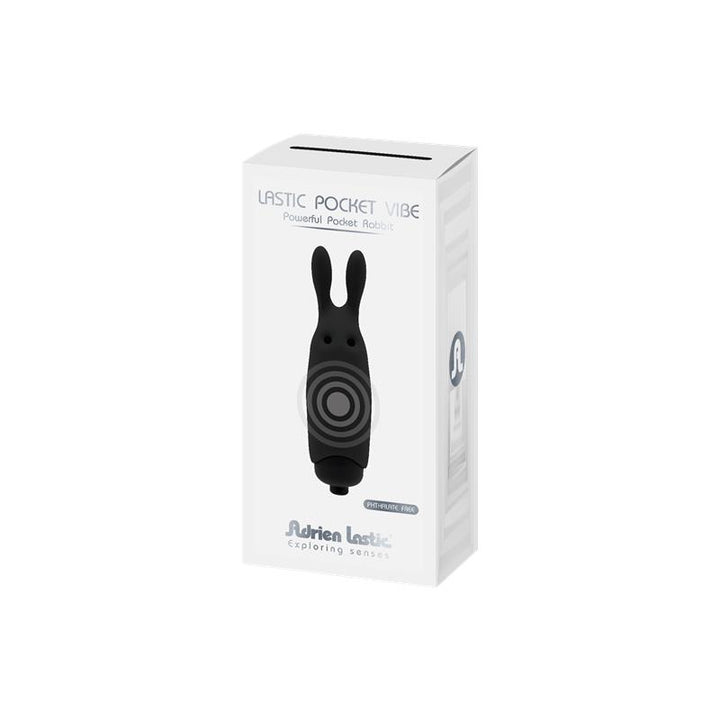 Vibrating Bullet Lastic Pocket Black