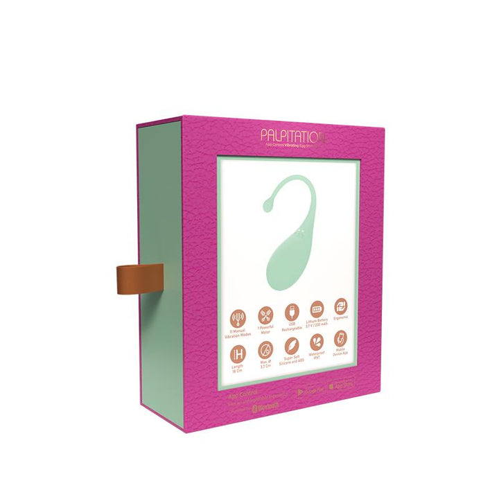 Vibrating Egg Palpitation Mint with APP