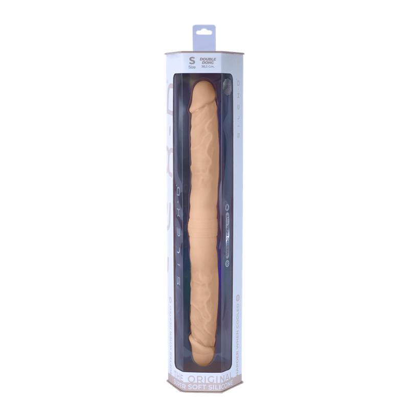 Double Dildo Dual Density Double Dong S flesh