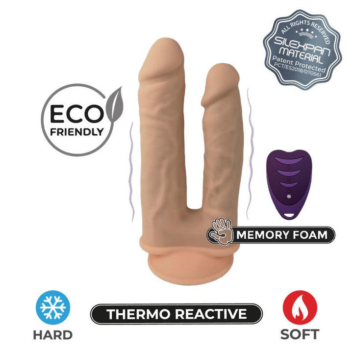 Double Penetrant Dildo 2 Motors 10 Remote Control
